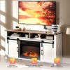 Farmhouse 59'' TV Stand For Tvs Up To 70'' With Electric Fireplace and 2-Door - 3 of 4