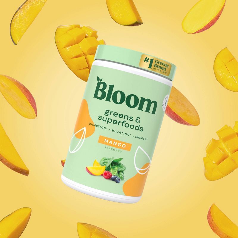 BLOOM NUTRITION Greens and Superfoods Powder - Mango , 3 of 11