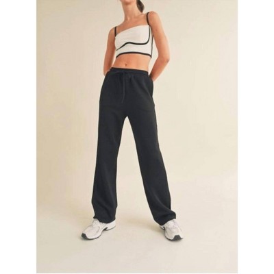 Women's Butter Soft Scuba Wide Leg Jogger - Kimberly C
