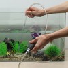 Unique Bargains Fish Tank Aquarium Python Sand Gravel Cleaner with Flat Sucker Gray 74.8" Long 1 Pcs - 2 of 4