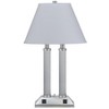 Cal Lighting LA-8003DK-1CH Transitional Two Light Table Lamp from Hotel Collection in Chrome Finish, 11.00 inches - 3 of 4