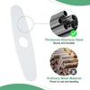 Unique Bargains 304 Stainless Steel Rust Resistant Corrosion Resistant Faucet Escutcheons 1 Pc - 4 of 4