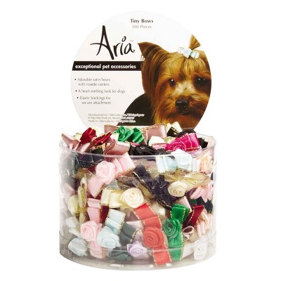 Aria Tiny Bows w/Rosettes Canister 100 pieces