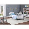 NicBex Modern Toddler Bed, Wooden Baby Bed Frame with 4 Side Guardrails and Low Rise Design for Boy and Girl - 2 of 4