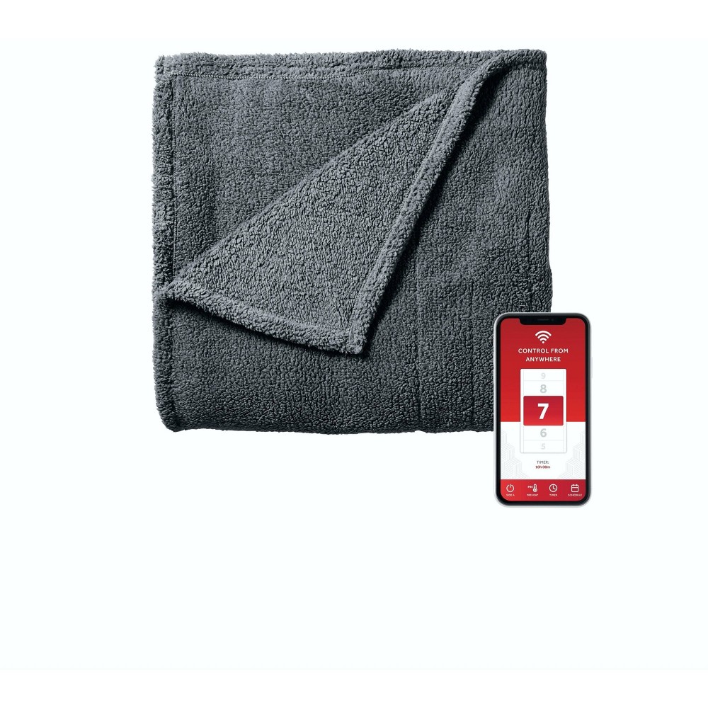 Sunbeam LoftTec Wi-Fi Connected Heated Blanket  Full Size