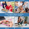 LunaLulinlk 3 Pack Snack Box Containers - 1300ml Snack Box Containers, 5 Compartment Lunch Box with 3 Sauce Containers (Dark) - 2 of 4