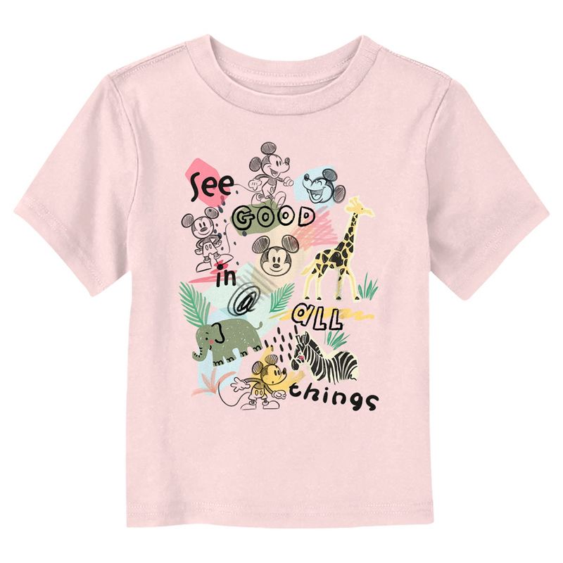 Toddler's Mickey & Friends See Good in All Things T-Shirt, 1 of 4