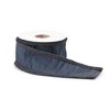 Dark Grey Glitter Wired Ribbon (Set of 2) - 2 of 3