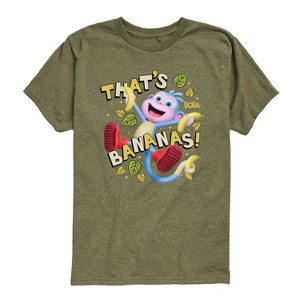 Boys' - Dora the Explorer - Thats Bananas Short Sleeve Graphic T-Shirt - 1 of 4