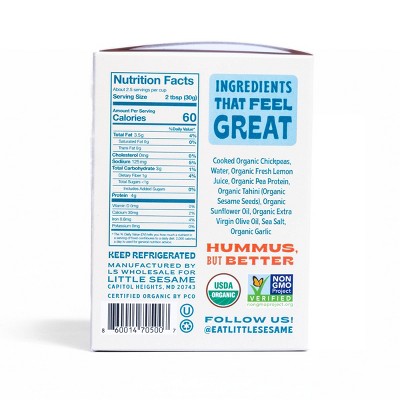 Little Sesame Sesame Protein Hummus Dip - 2.5oz/4pk