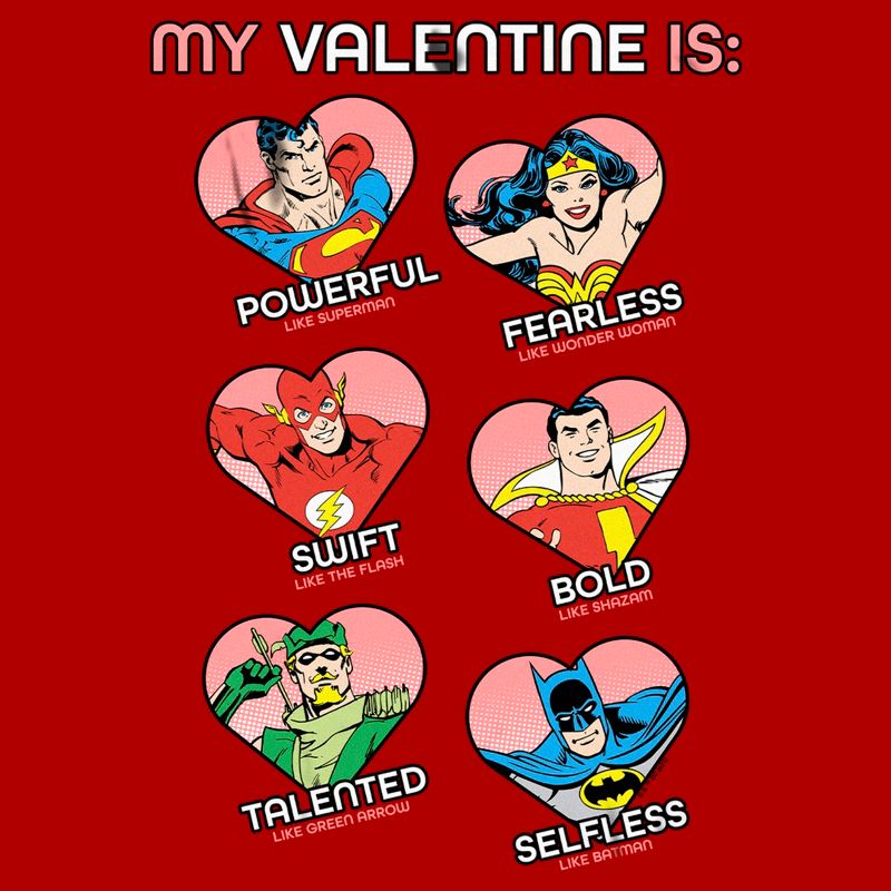 Boy's Wonder Woman 1984 Valentines T-Shirt, 2 of 5