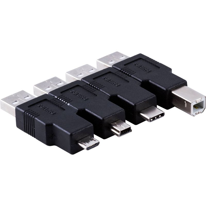 Philips 6' USB 2.0 Universal Kit with USB-C - Black, 6 of 9