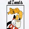 Women's - Disney - Coffee And My Dog Short Sleeve Graphic T-Shirt - 2 of 4
