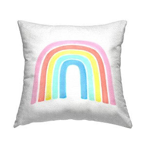Stupell Industries Traditional Pastel Arch Rainbow Children's Striped Pattern - 1 of 3
