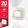 Energizer 38183 Indoor/Outdoor Motion Activated LED Path Nightlights: Battery-Powered Motion Detector Light, White - 2 of 4