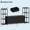 75-Inch Media Console with Fabric Drawers, Open Storage, and Anti-Tip Kit for Easy Gaming Setup - 4 of 4