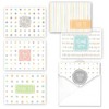 36ct Simply Shapes Baby Thank You Assortment Card Packs: Multicolor Notecards, Blank Inside, Baby Shower Stationery - 2 of 2