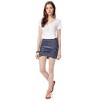 Aeropostale Womens Striped Ruched Pencil Skirt - 3 of 3