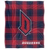 Duquesne University Campus Plaid Spirit Silky Touch Super Soft Throw Blanket 50x60 - 2 of 4