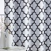 HLC.ME Lattice Print Design Curtains Light Reducing Insulating Grommet Window Treatments Curtains - Set of 2 - 4 of 4