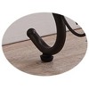 Kings Brand Furniture - Freestanding Pewter Metal Towel Rack Stand with 3 Bars for Bathroom, Bedroom, Laundry Room, Blanket Rack - 4 of 4