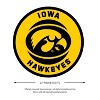 Evergreen Ultra-Thin Edgelight LED Wall Decor, Round, University of Iowa- 23 x 23 Inches Made In USA - 2 of 4