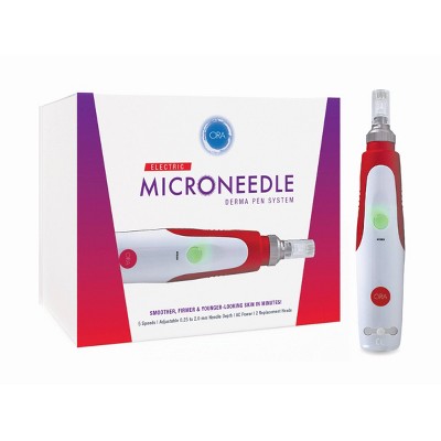 Beauty ORA Electric Microneedle Roller Derma Pen System - Corded Version - 0.25 - 2.0 mm Range