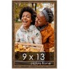 PosterPalooza | Photo Size Textured Gold Picture Frame - UV Acrylic, Foam Board Backing, Hanging Hardware - 2 of 4