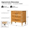 Herlinda 3-Drawer Nightstand with Built-In Outlet Set of 2|ARTFUL LIVING DESIGNS - 3 of 4