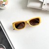 Anna-Kaci Retro Thick Frame Cat Eye Sunglasses with Contrasting Arms and UV400 Protective Lenses - 2 of 2