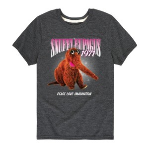 Boys' - Sesame Street - Snuffleupagus Collage Short Sleeve Graphic T-Shirt - 1 of 4