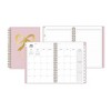 Blue Sky 5.875"x8.625" Weekly/Monthly Wirebound Planner Printed Keke Pink Bow - 4 of 4
