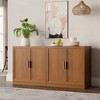 Dovelina Adjustable Hinges Cable Management! Black Sideboard Solves Storage Pain Points - 2 of 4
