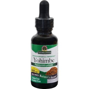 Nature's Answer - Yohimbe Bark Extracts 600mg, 1 Oz Liquid - 1 of 3