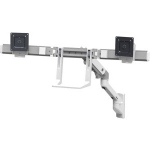 Ergotron Mounting Arm for Monitor, TV - 32in Screen Support - White - 1 of 3