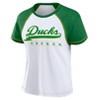 NCAA Oregon Ducks Women's White Stitch T-Shirt - 2 of 3
