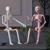 36" Poseable Skeleton Halloween Decorative Prop Iridescent - Hyde and EEK! Boutique™ - 2 of 3