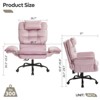 Bestier Big and Tall Executive Office Chair with Flip-Up Arms, Adjustable Height, Reclining Office Chair with Headrest & Side Pockets - 4 of 4