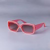 Women's Rectangle with Rim Sunglasses - Wild Fable™ - 2 of 2
