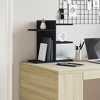 Aghana Digitals Black Multilayer Wood Desktop Organizer - 42x21.5x42cm, Spacious Storage for - 3 of 4