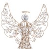 Jeweled Metal Angel Tree Topper 13"H - 2 of 2