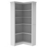 PAGED Corner Bookshelf Modern Corner Bookcase with Open Shelf for Living Room, Home Office - 4 of 4