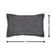 Set of 3 King Jullian Collection 100% Cotton Tufted Unique Luxurious Bold Stripes Design Bedspread Set Gray - Better Trends - 3 of 4