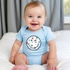 The Juniper Shop SmileyWorld Patriotic Star Wink Baby Short Sleeve Bodysuit - 12M - Light Blue - 3 of 4