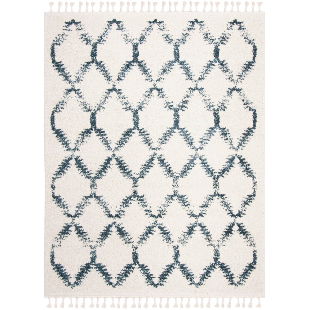 9'x12' Oralia Rug Cream/Blue - Safavieh