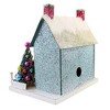 Cody Foster 10.5 Inch Merry & Bright Glitter Chalet Putz House Nutcracker Christmas Village Buildings - 3 of 4