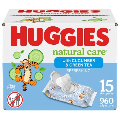 Image of Huggies Natural Care Refreshing Scented Baby Wipes - 960ct