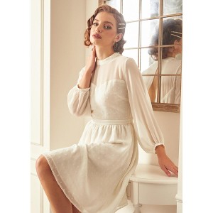 Sheerly Blessed In Bliss Fit and Flare Dress - 1 of 4