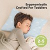 KeaBabies Toddler Pillow - Soft Organic Cotton Kids Pillows for Sleeping - Travel Pillow for Kids Age 2-5 - image 2 of 4