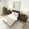 Plank+Beam Solid Wood Duo Full Size Bed Frame with Panel Headboard - 4 of 4